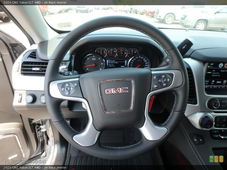 Jet Black Interior Steering Wheel for the 2020 GMC Yukon SLT 4WD #134475569