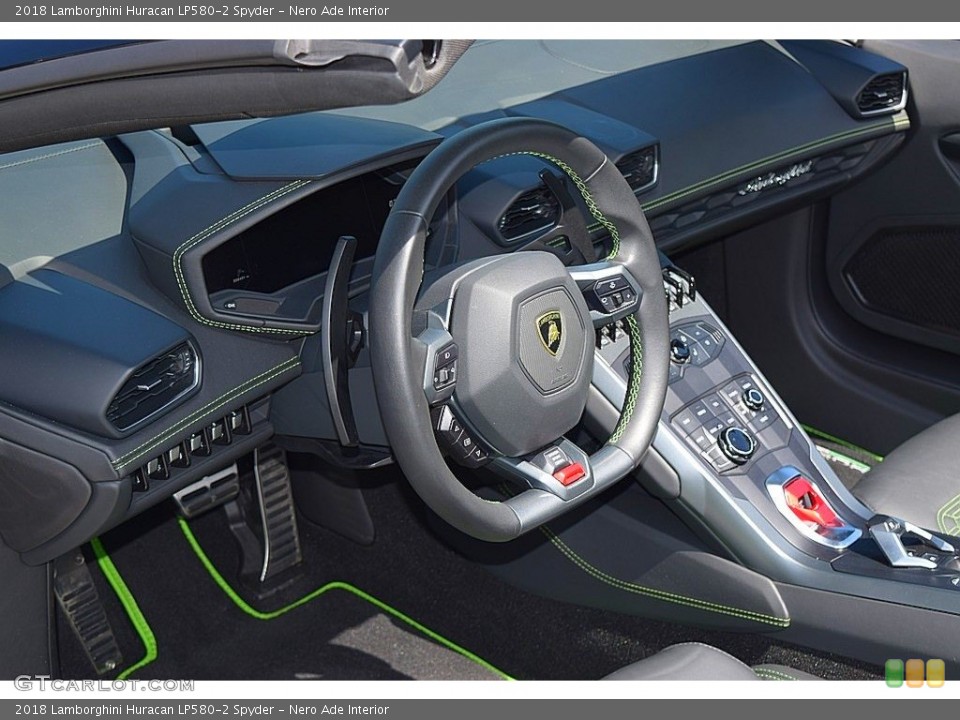 Nero Ade Interior Steering Wheel for the 2018 Lamborghini Huracan LP580-2 Spyder #134487350