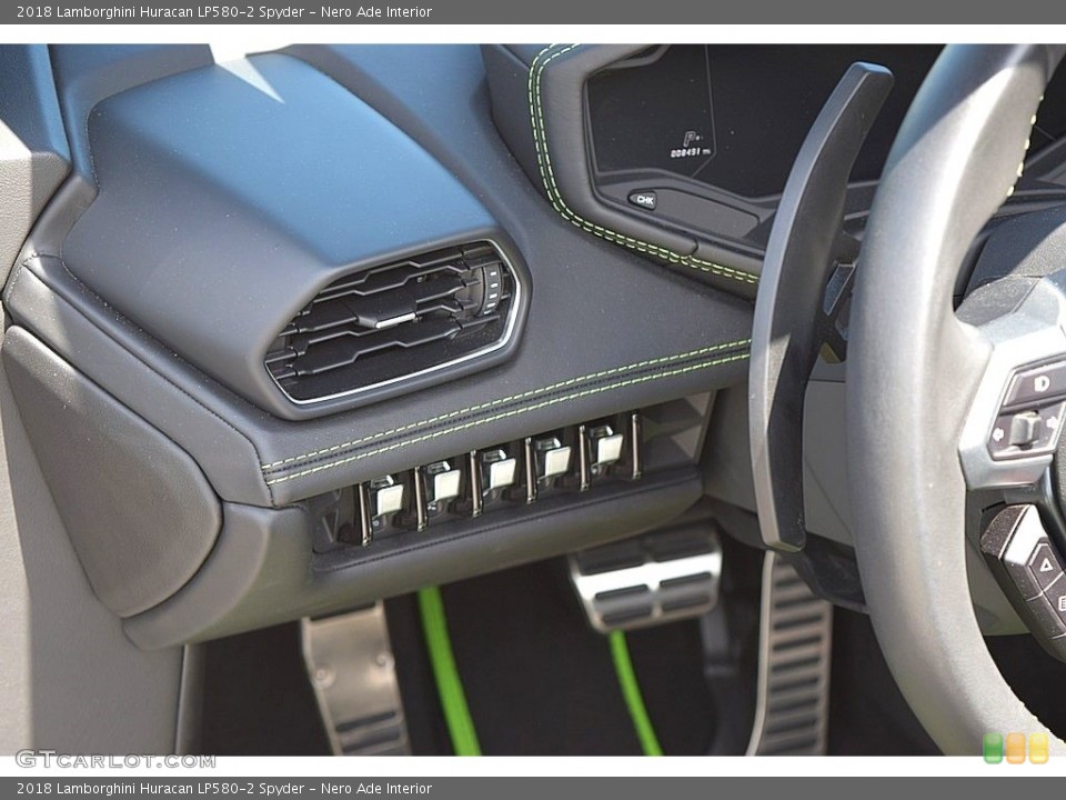 Nero Ade Interior Controls for the 2018 Lamborghini Huracan LP580-2 Spyder #134487422