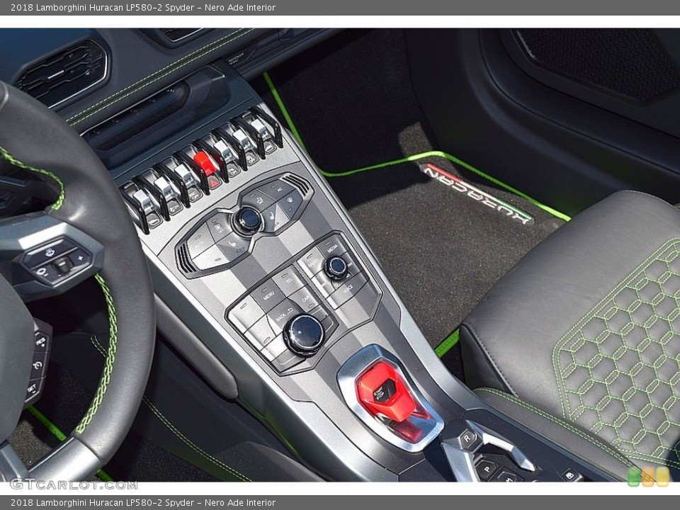 Nero Ade Interior Controls for the 2018 Lamborghini Huracan LP580-2 Spyder #134487449