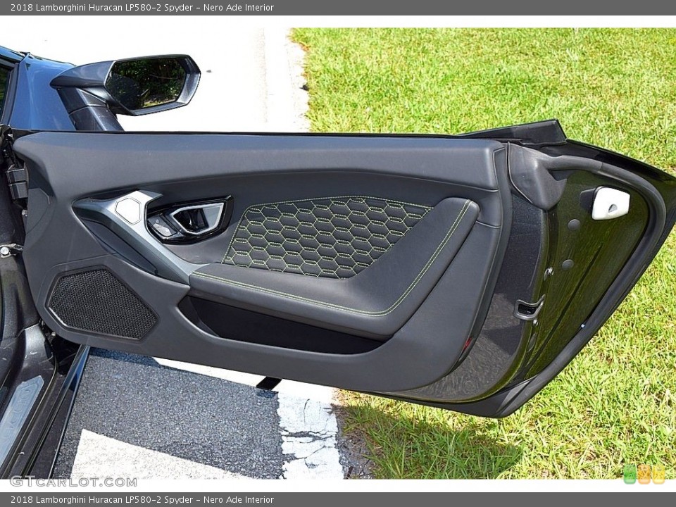 Nero Ade Interior Door Panel for the 2018 Lamborghini Huracan LP580-2 Spyder #134487485