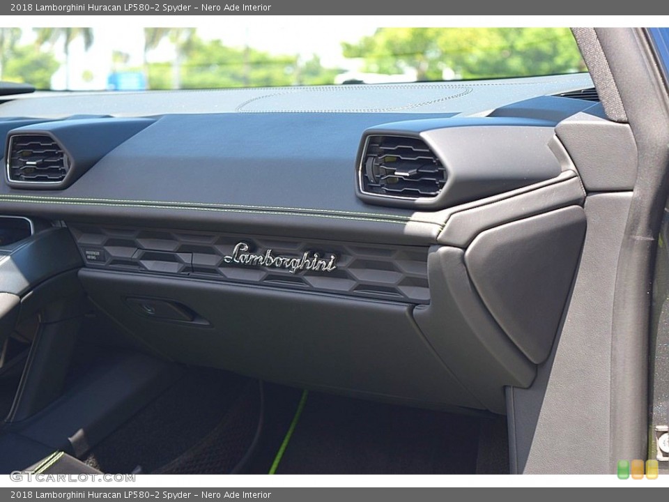 Nero Ade Interior Dashboard for the 2018 Lamborghini Huracan LP580-2 Spyder #134487515