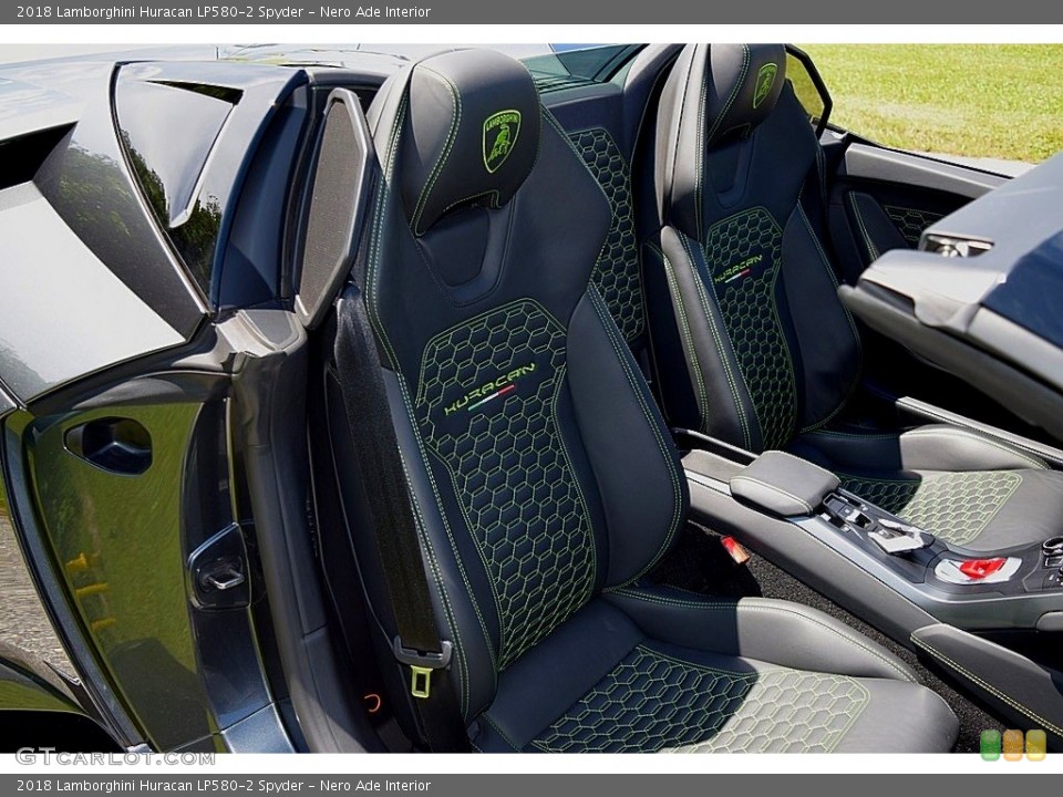 Nero Ade Interior Front Seat for the 2018 Lamborghini Huracan LP580-2 Spyder #134487572