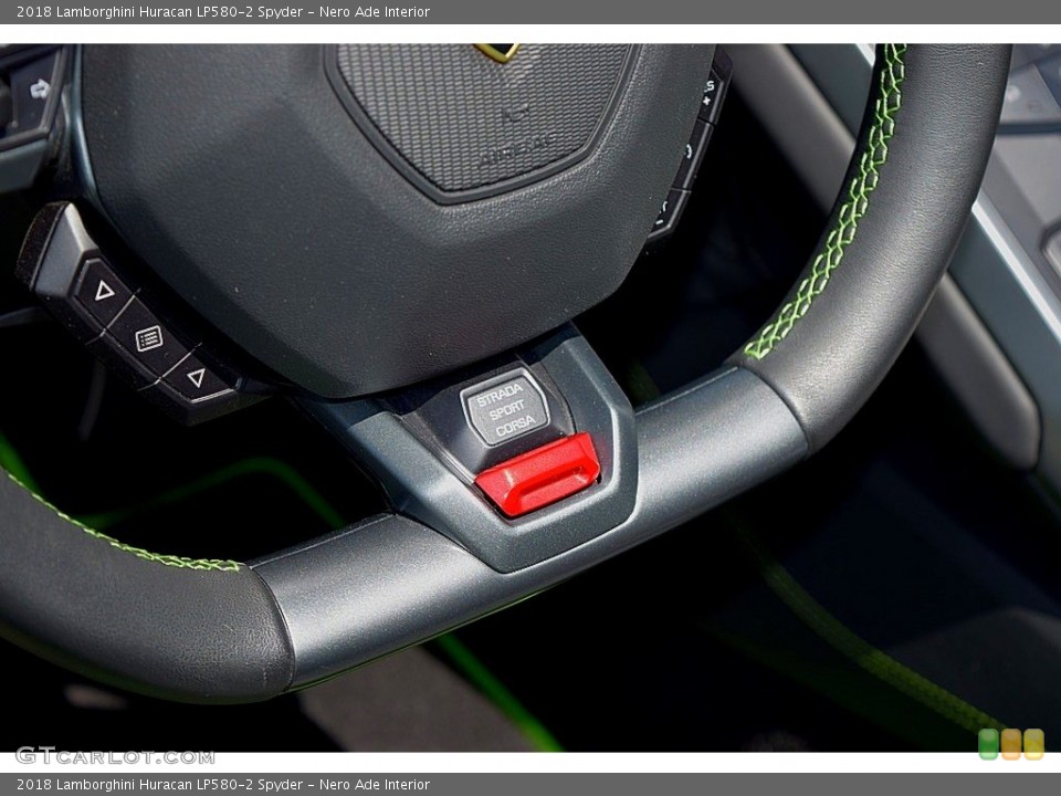 Nero Ade Interior Steering Wheel for the 2018 Lamborghini Huracan LP580-2 Spyder #134487641