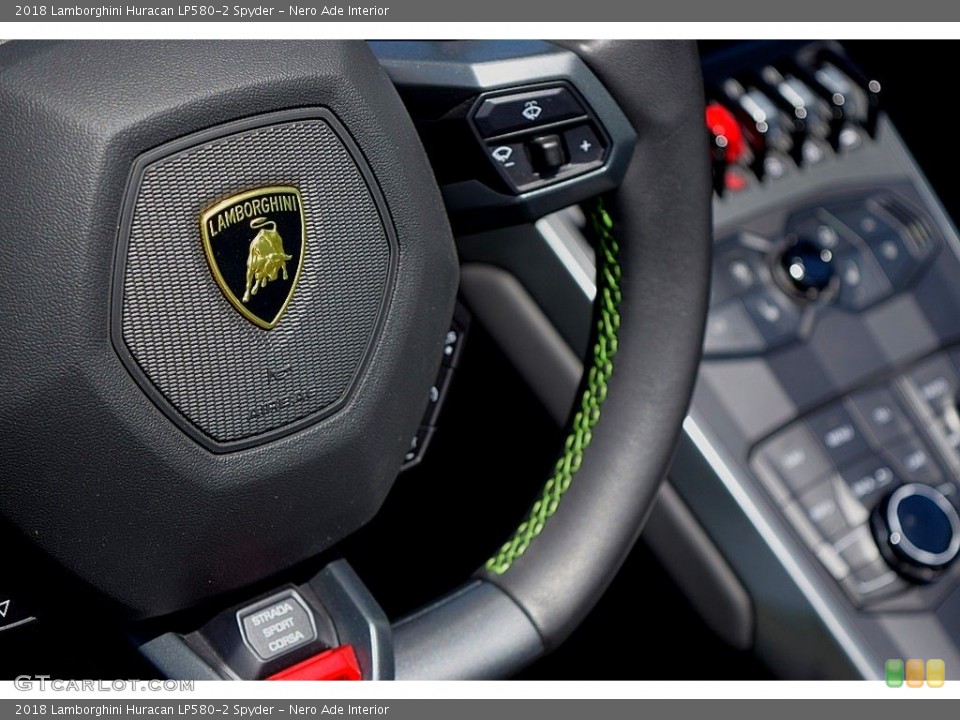 Nero Ade Interior Steering Wheel for the 2018 Lamborghini Huracan LP580-2 Spyder #134487656