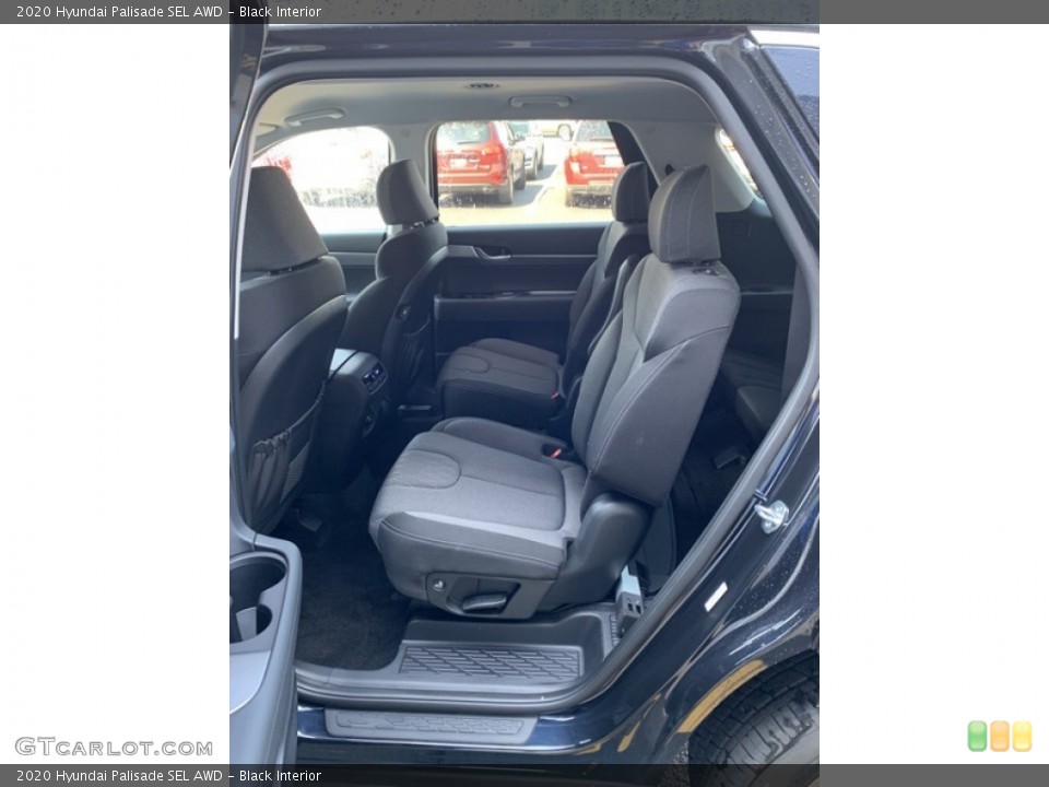 Black Interior Rear Seat for the 2020 Hyundai Palisade SEL AWD #134498678