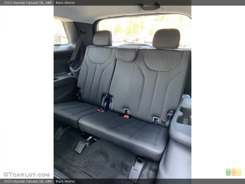 Black Interior Rear Seat for the 2020 Hyundai Palisade SEL AWD #134498705