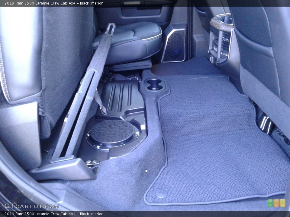 Black Interior Rear Seat for the 2019 Ram 3500 Laramie Crew Cab 4x4 #134502050