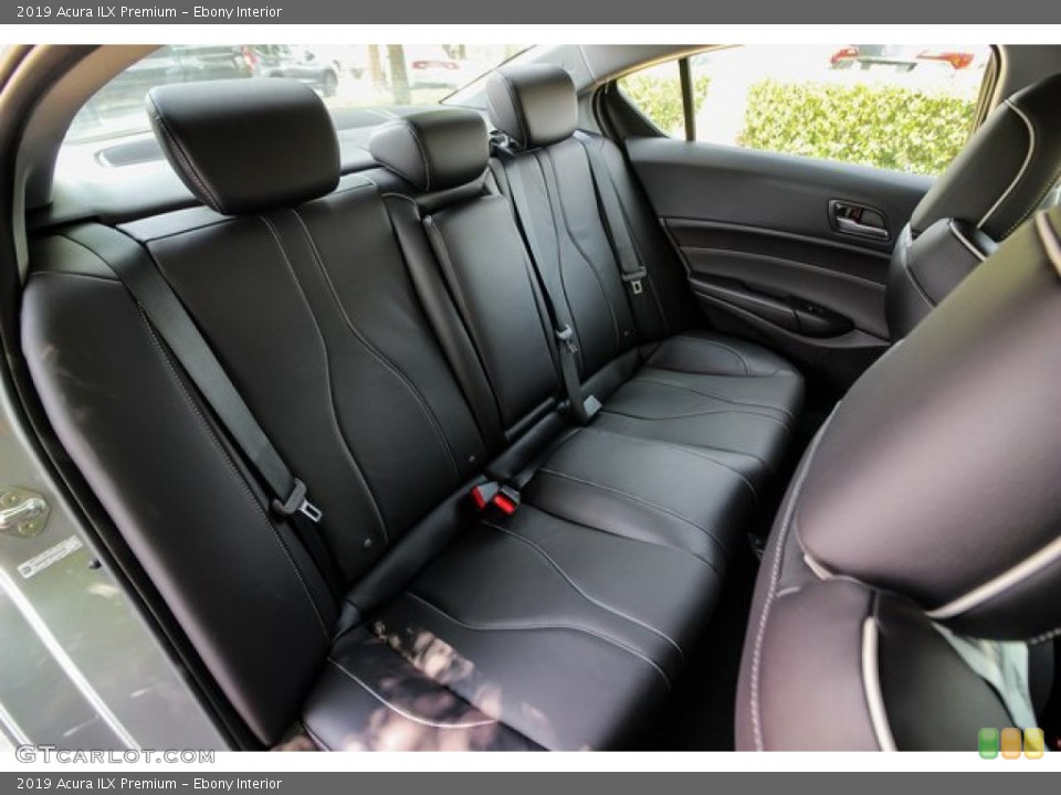 Ebony Interior Rear Seat for the 2019 Acura ILX Premium #134504672