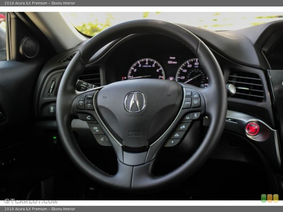 Ebony Interior Steering Wheel for the 2019 Acura ILX Premium #134504726