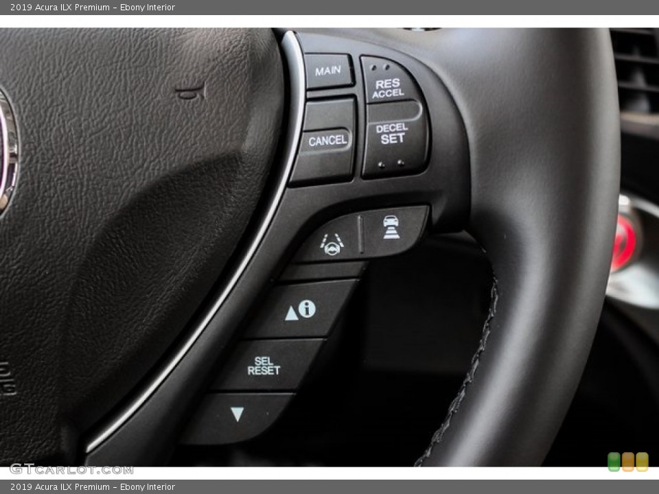 Ebony Interior Steering Wheel for the 2019 Acura ILX Premium #134504735