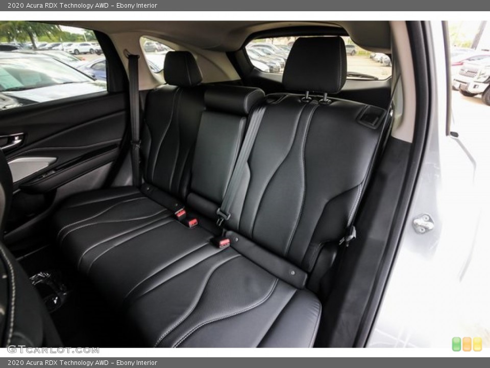 Ebony Interior Rear Seat for the 2020 Acura RDX Technology AWD #134504804