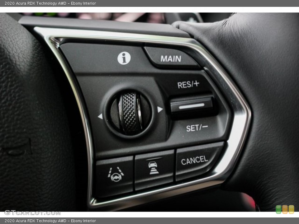 Ebony Interior Steering Wheel for the 2020 Acura RDX Technology AWD #134504849