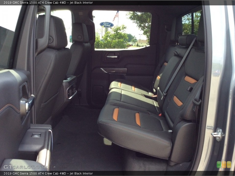Jet Black Interior Rear Seat for the 2019 GMC Sierra 1500 AT4 Crew Cab 4WD #134505996
