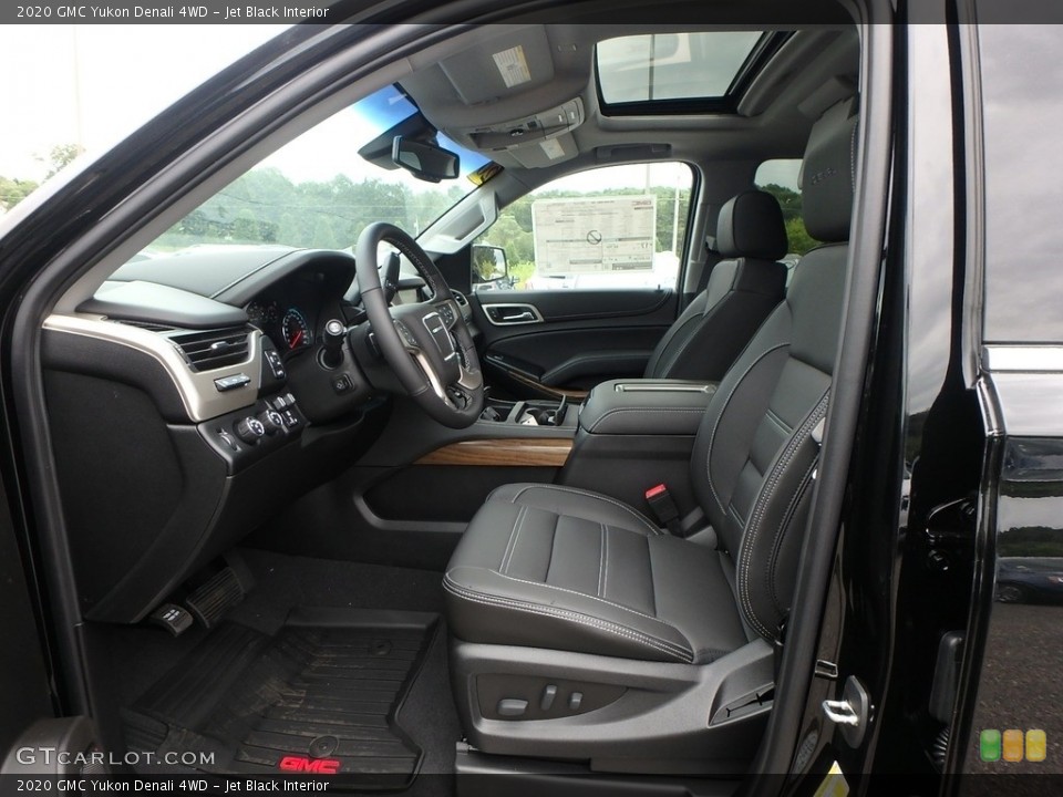Jet Black Interior Front Seat for the 2020 GMC Yukon Denali 4WD #134506356