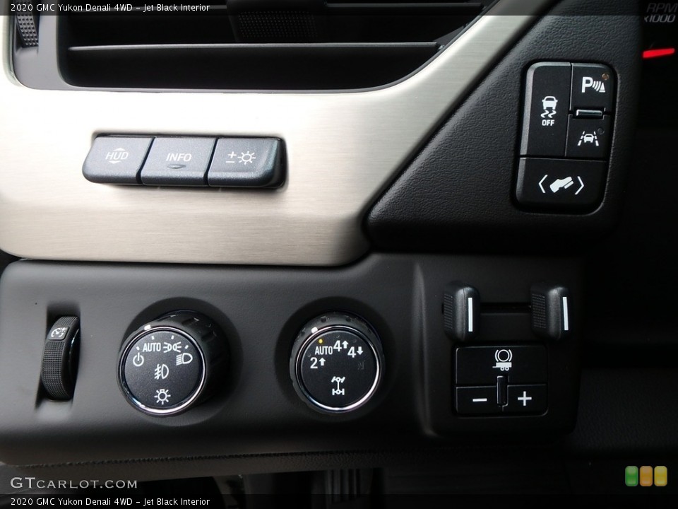 Jet Black Interior Controls for the 2020 GMC Yukon Denali 4WD #134506551