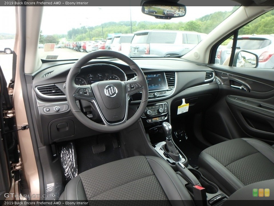 Ebony Interior Photo for the 2019 Buick Encore Preferred AWD #134509243