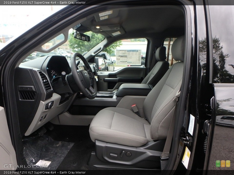 Earth Gray Interior Front Seat for the 2019 Ford F150 XLT SuperCrew 4x4 #134512361