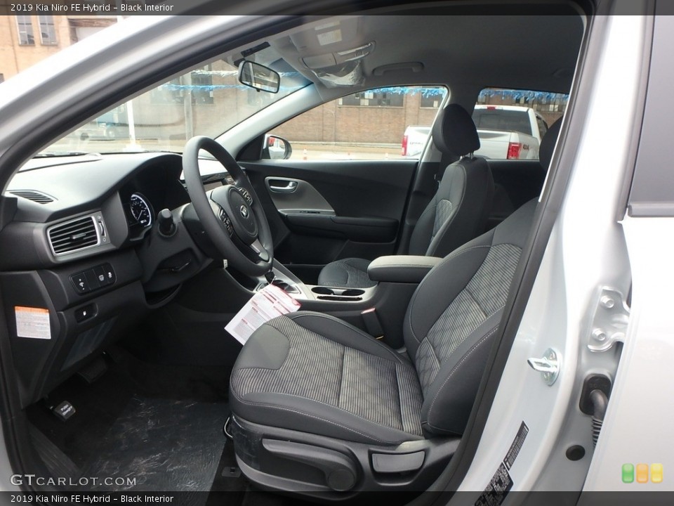 Black Interior Front Seat for the 2019 Kia Niro FE Hybrid #134513022