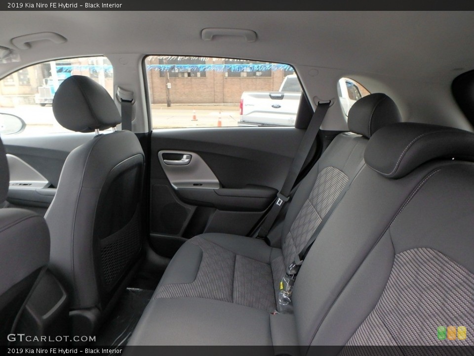Black Interior Rear Seat for the 2019 Kia Niro FE Hybrid #134513058