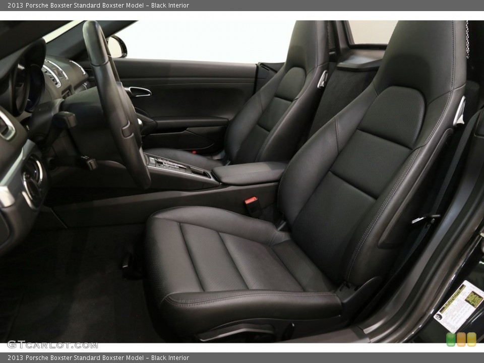 Black Interior Front Seat for the 2013 Porsche Boxster  #134514345