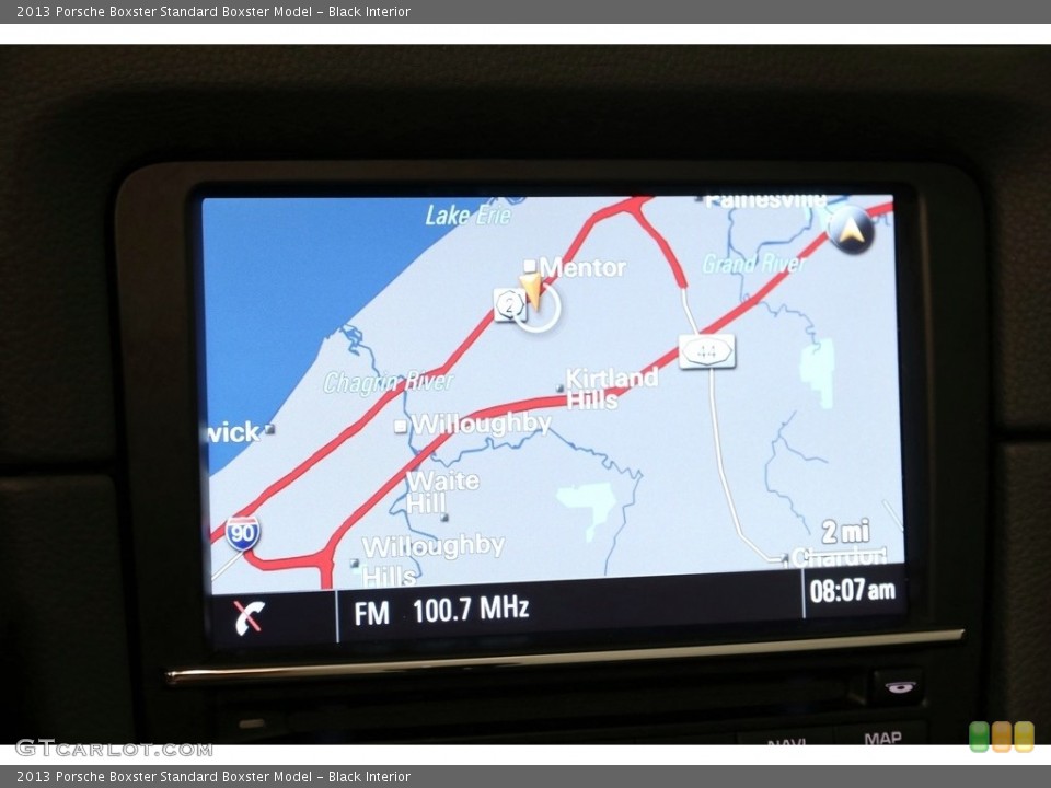 Black Interior Navigation for the 2013 Porsche Boxster  #134514505