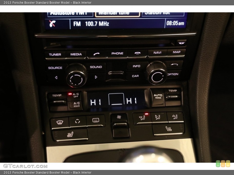 Black Interior Controls for the 2013 Porsche Boxster  #134514561