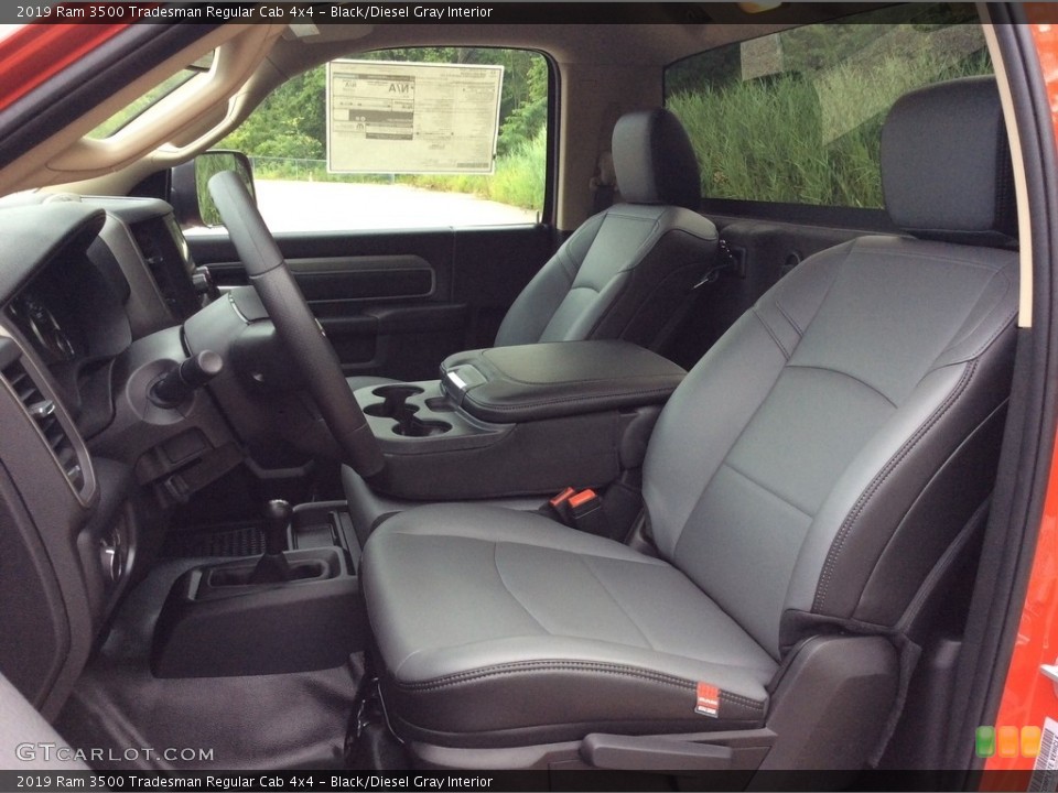 Black/Diesel Gray Interior Photo for the 2019 Ram 3500 Tradesman Regular Cab 4x4 #134515207