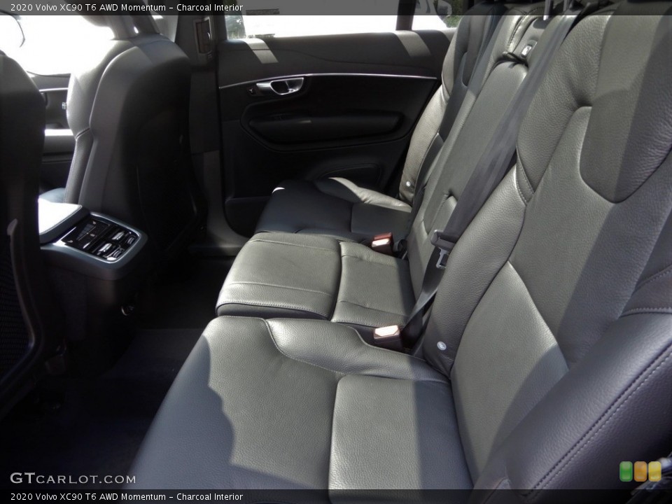 Charcoal Interior Rear Seat for the 2020 Volvo XC90 T6 AWD Momentum #134532010
