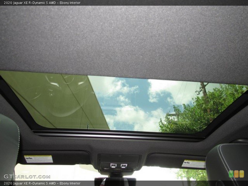Ebony Interior Sunroof for the 2020 Jaguar XE R-Dynamic S AWD #134534470