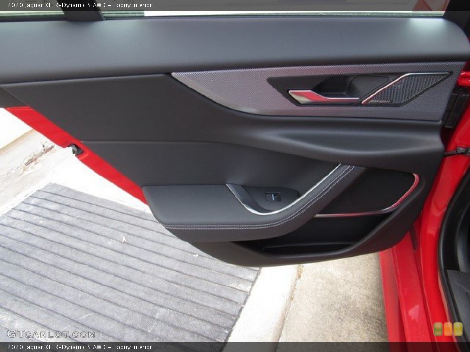 Ebony Interior Door Panel for the 2020 Jaguar XE R-Dynamic S AWD #134534617