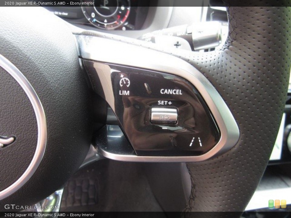 Ebony Interior Steering Wheel for the 2020 Jaguar XE R-Dynamic S AWD #134534761