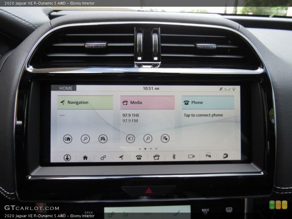 Ebony Interior Controls for the 2020 Jaguar XE R-Dynamic S AWD #134534803