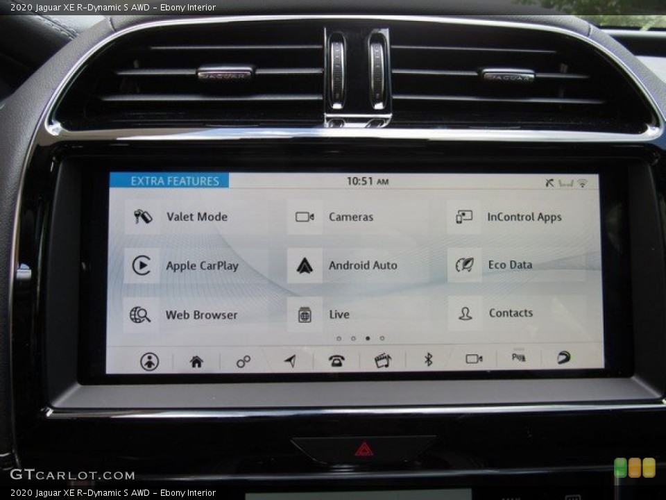 Ebony Interior Controls for the 2020 Jaguar XE R-Dynamic S AWD #134534824