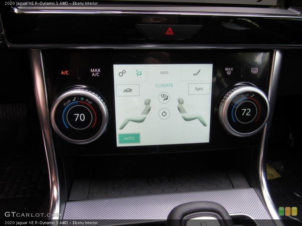 Ebony Interior Controls for the 2020 Jaguar XE R-Dynamic S AWD #134534908