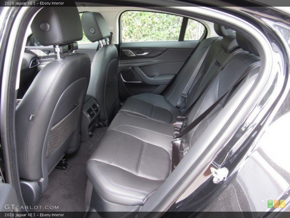 Ebony Interior Rear Seat for the 2020 Jaguar XE S #134535331