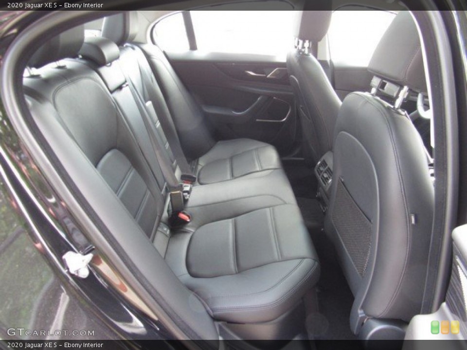 Ebony Interior Rear Seat for the 2020 Jaguar XE S #134535448