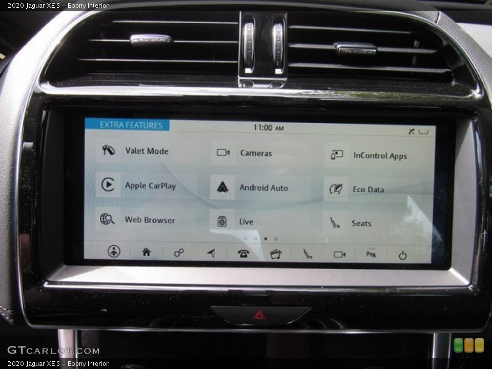 Ebony Interior Controls for the 2020 Jaguar XE S #134535688