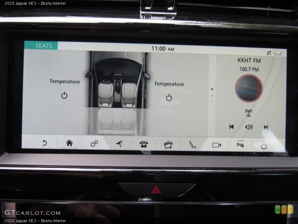 Ebony Interior Controls for the 2020 Jaguar XE S #134535826