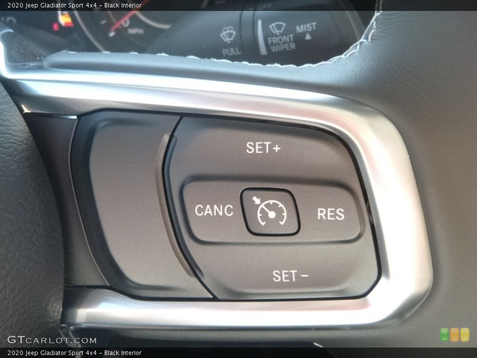 Black Interior Steering Wheel for the 2020 Jeep Gladiator Sport 4x4 #134543270