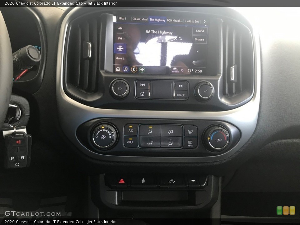 Jet Black Interior Controls for the 2020 Chevrolet Colorado LT Extended Cab #134543396
