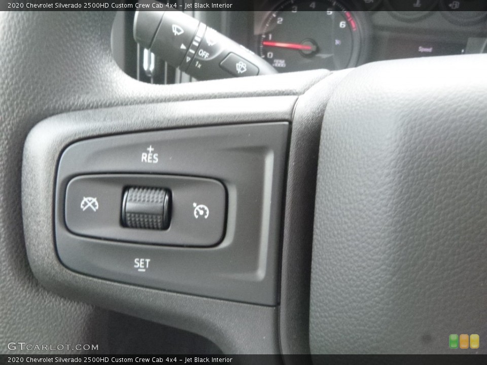 Jet Black Interior Steering Wheel for the 2020 Chevrolet Silverado 2500HD Custom Crew Cab 4x4 #134543810