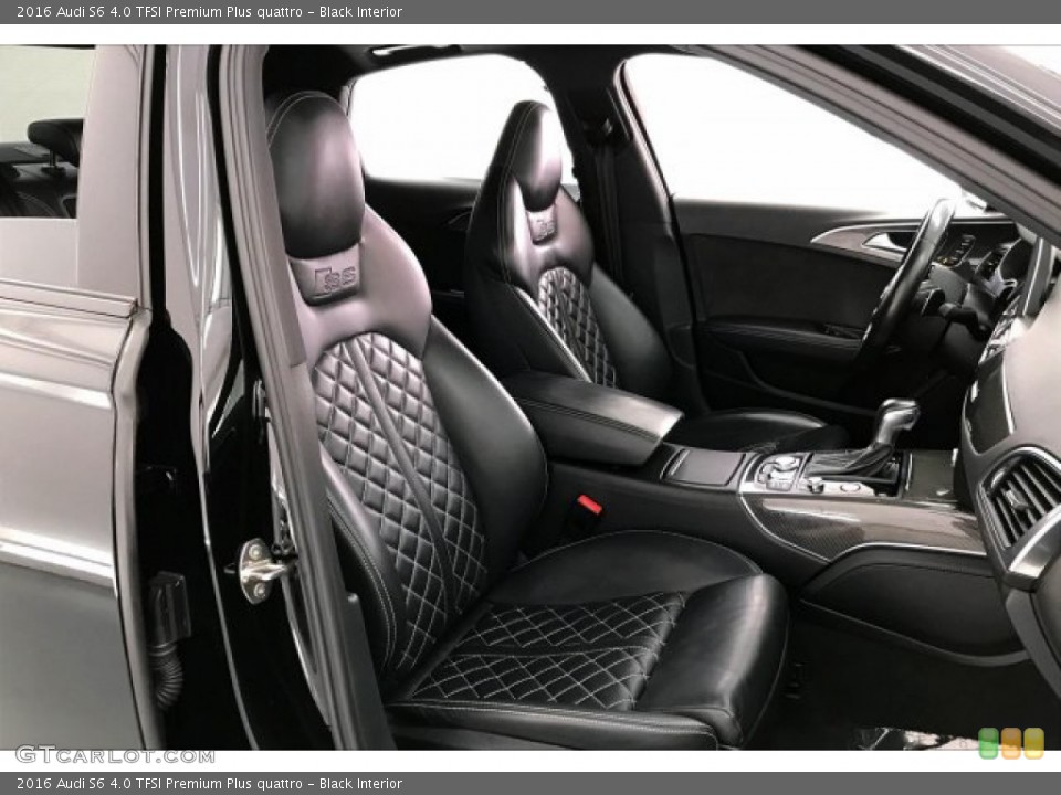 Black Interior Front Seat for the 2016 Audi S6 4.0 TFSI Premium Plus quattro #134554967