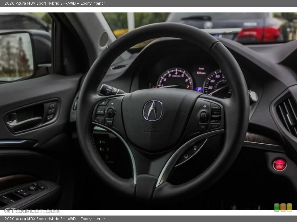 Ebony Interior Steering Wheel for the 2020 Acura MDX Sport Hybrid SH-AWD #134560747