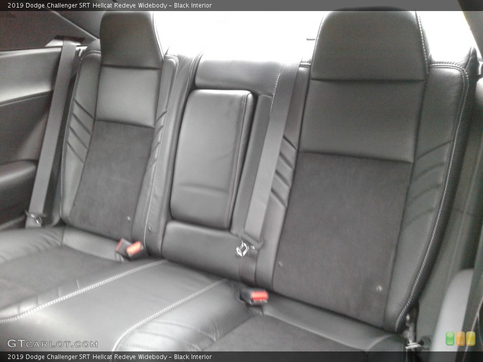 Black Interior Rear Seat for the 2019 Dodge Challenger SRT Hellcat Redeye Widebody #134563504