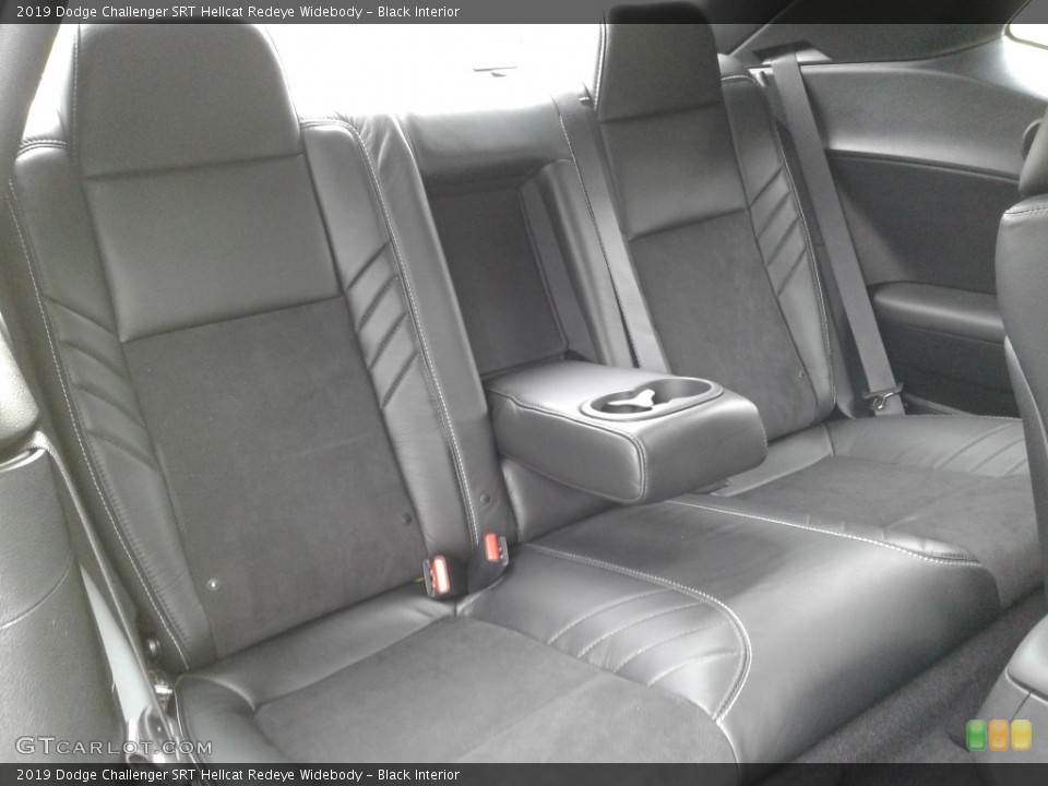 Black Interior Rear Seat for the 2019 Dodge Challenger SRT Hellcat Redeye Widebody #134563549
