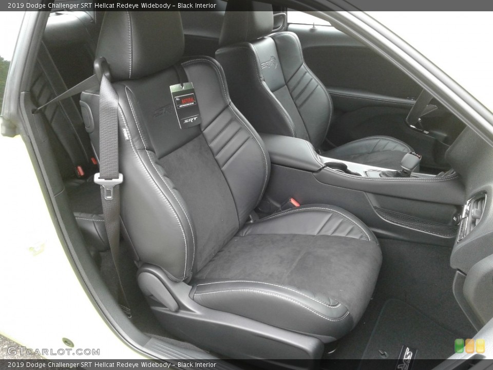 Black Interior Front Seat for the 2019 Dodge Challenger SRT Hellcat Redeye Widebody #134563573