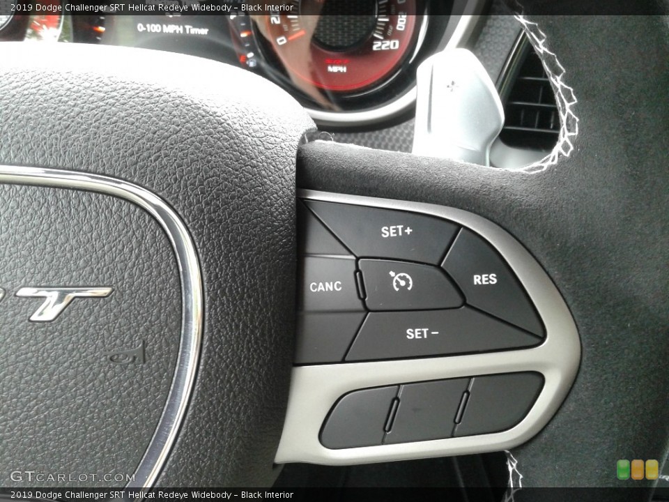 Black Interior Steering Wheel for the 2019 Dodge Challenger SRT Hellcat Redeye Widebody #134563666
