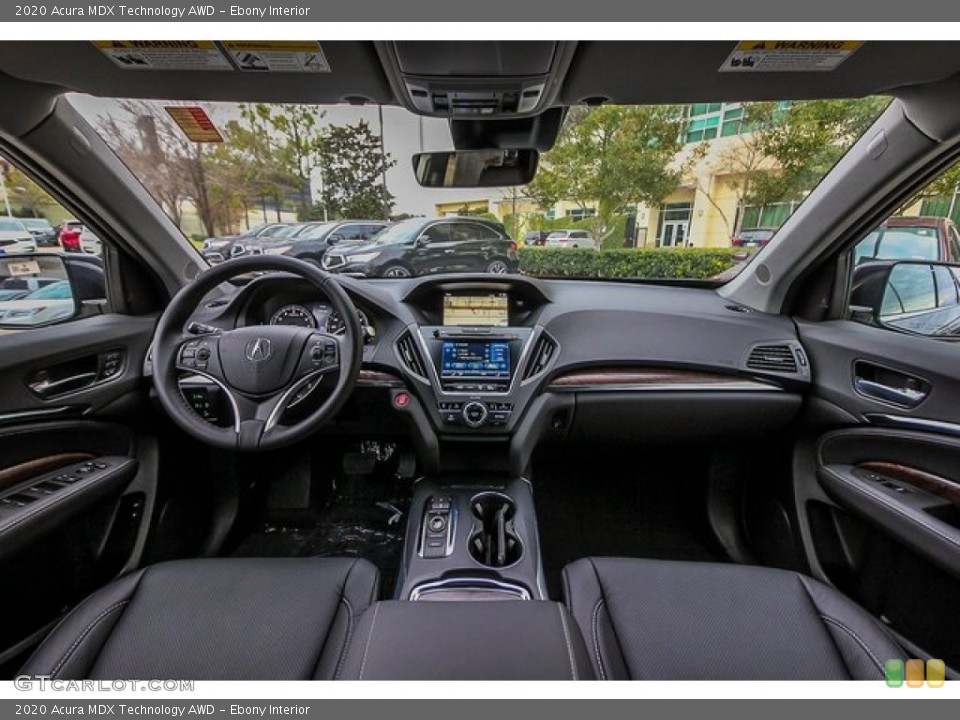 Ebony Interior Photo for the 2020 Acura MDX Technology AWD #134581417