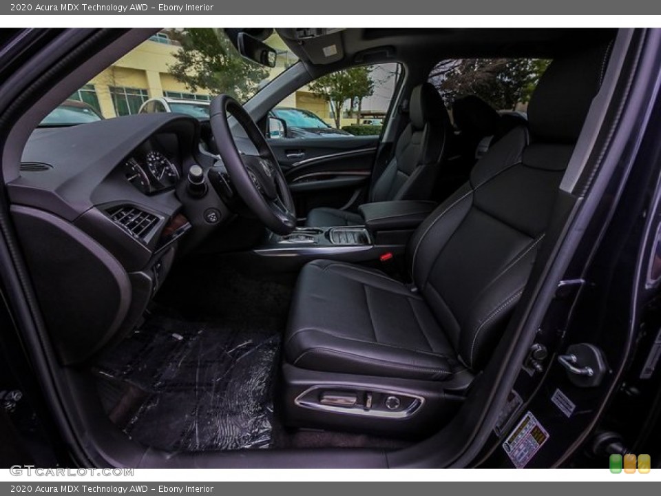 Ebony Interior Front Seat for the 2020 Acura MDX Technology AWD #134581579